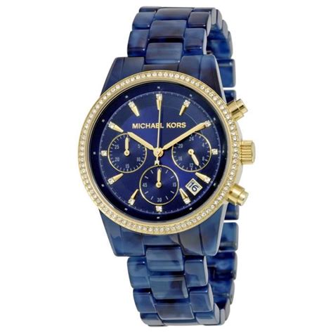 montre michael kors fond bleu|michael kors limited edition.